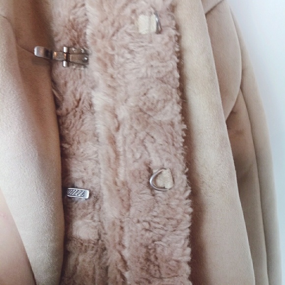 Route 66 faux suede and fur penny lane style coat - Picture 6 of 8